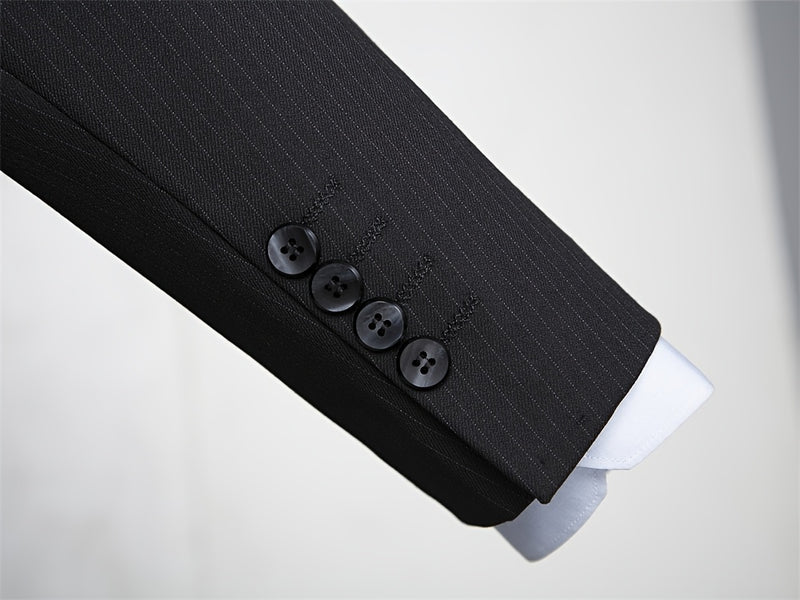 Men's Two-Piece Suit Set - Business & Casual Wear, Slim Fit.