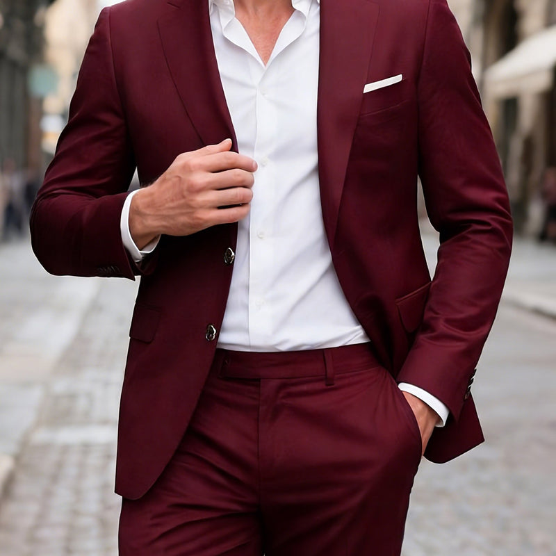 Men's Classic Two-Piece Suit.