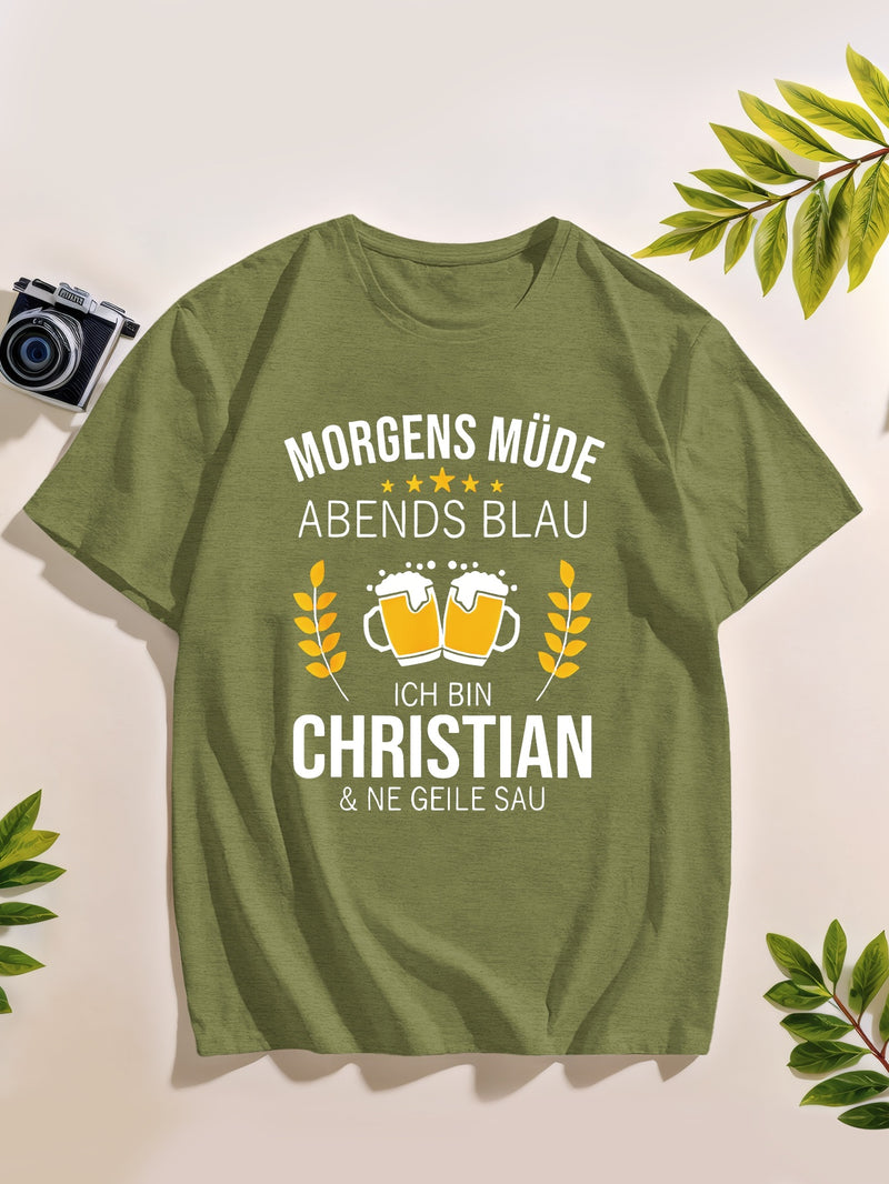 Men's Short Sleeve T-Shirt for Summer.