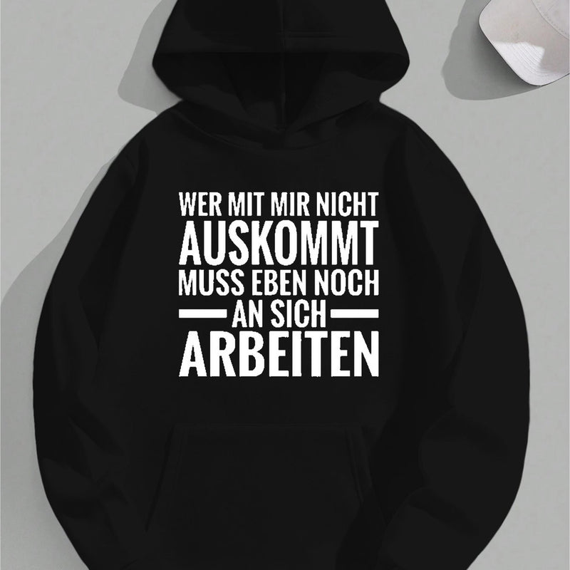 Men's Hooded Sweatshirt.