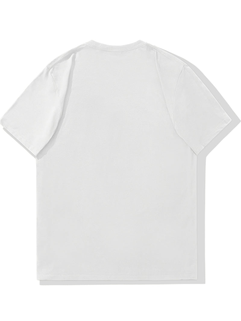 Men's Short-Sleeve T-Shirt with a Kitten Pattern for Summer Casual Wear.