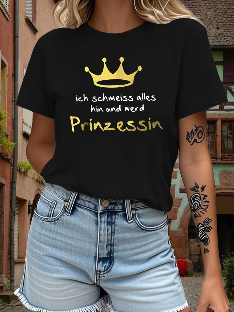 Women's Funny German Quote T-Shirt.