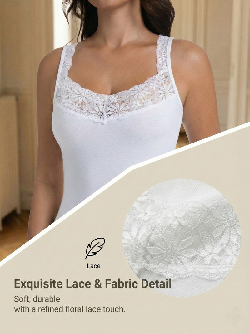 3-Pack Knight Times Women's Wide-Strap Tank Top.