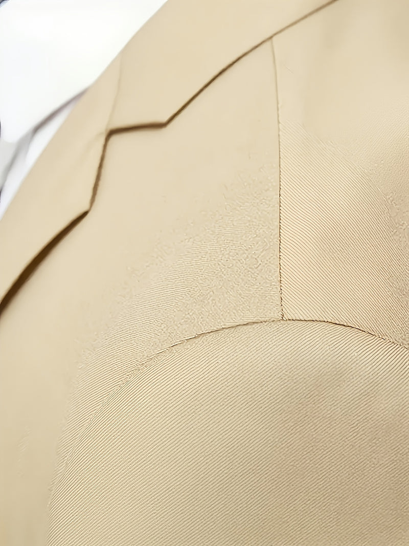 Men'S Premium Two-Piece Suit, Plus-Size Suit Set with Pants.