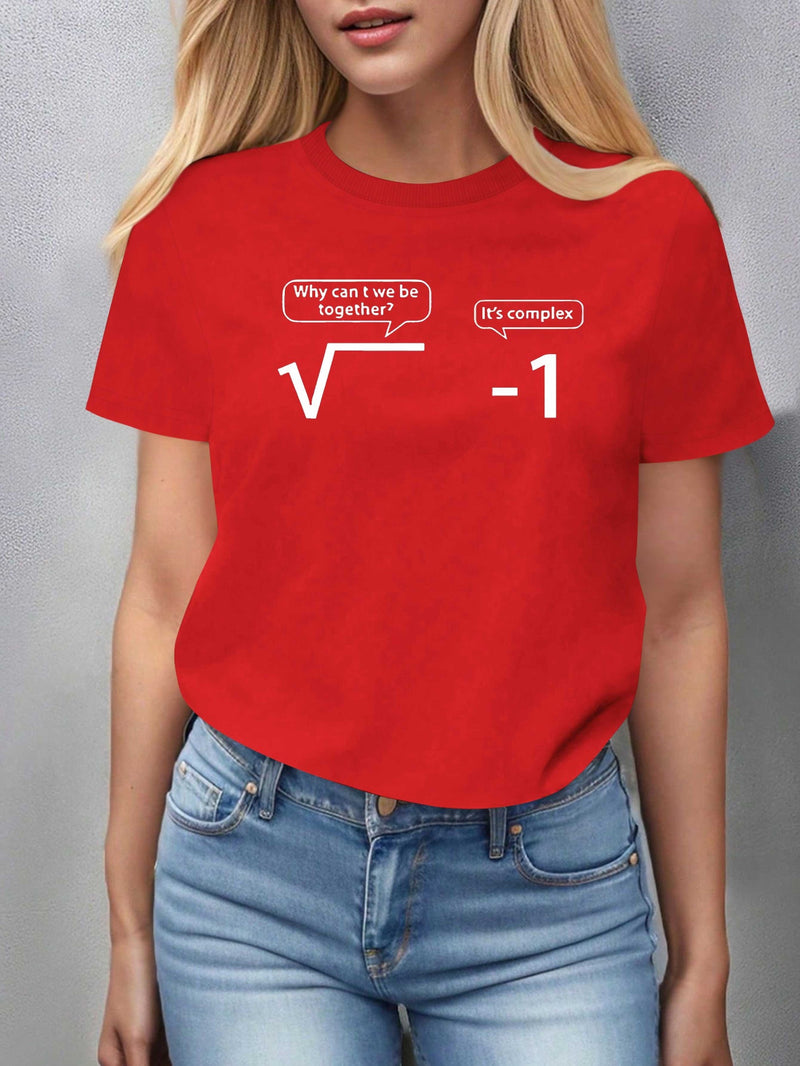 Women’s Funny Design Cozy T-Shirt.