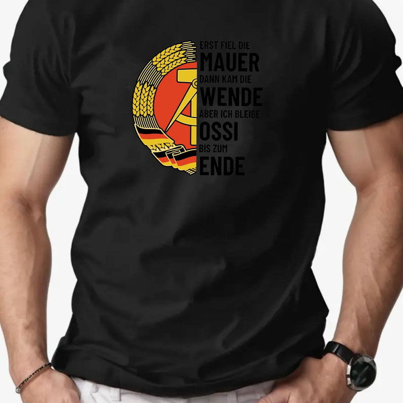 Men's Casual Crew Neck Short T-Shirt.