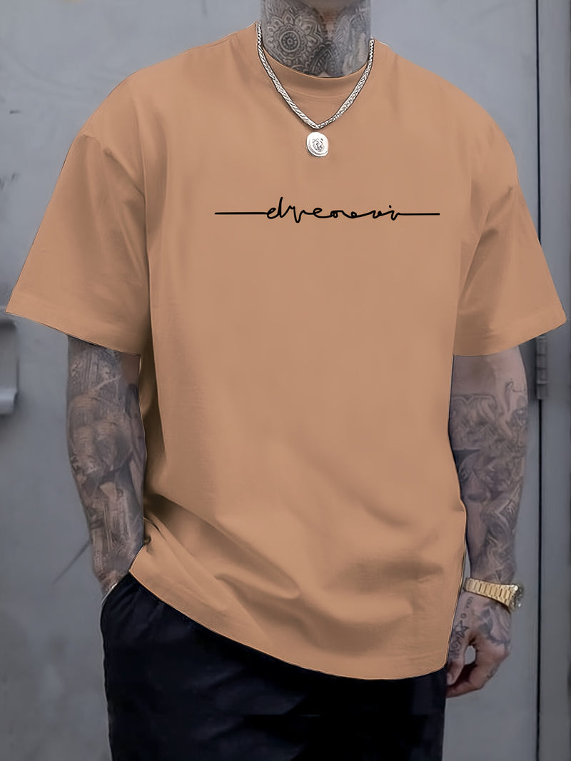 Men's Plus Size Short Sleeve T-Shirt.