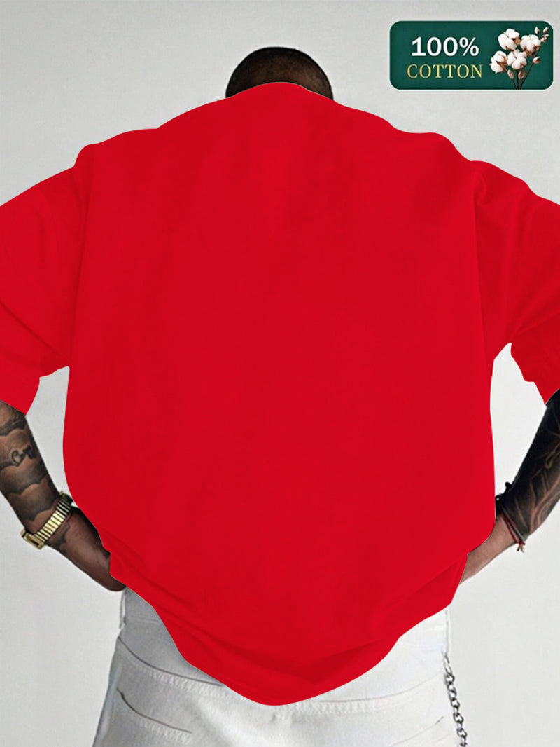 Men'S Fashion Short Sleeve Print T-Shirt.