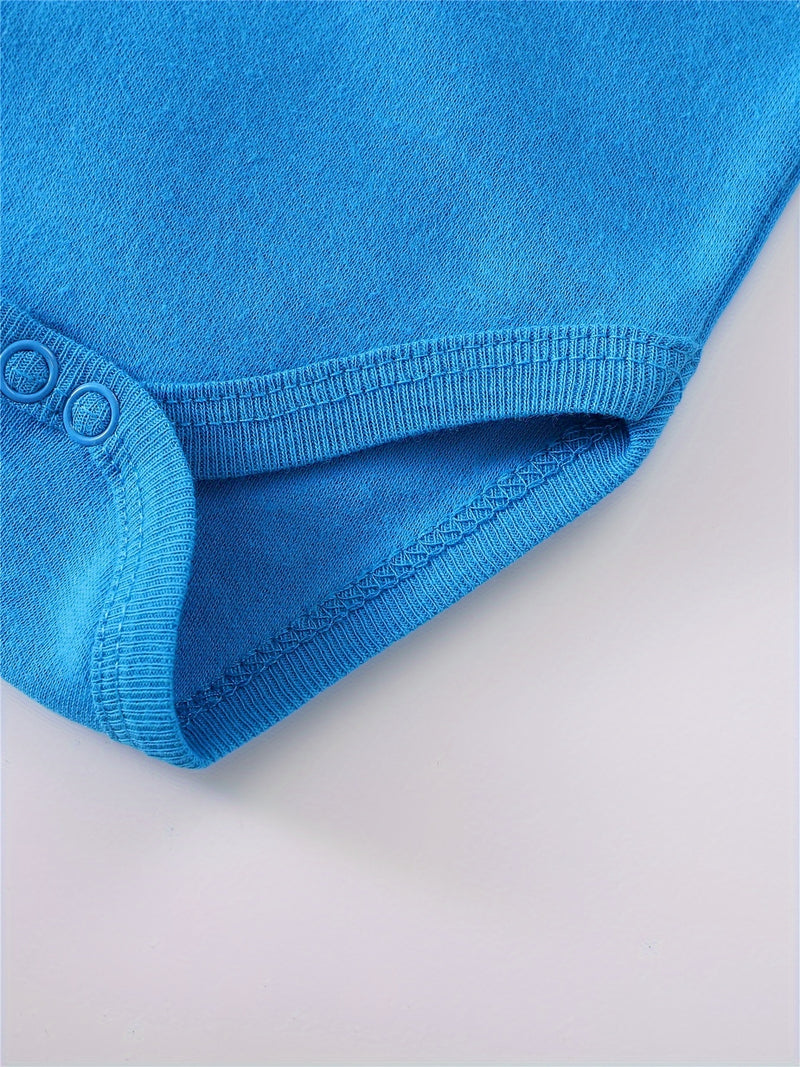 3pcs European and American Style Baby Short-Sleeve Bodysuit Romper Set.