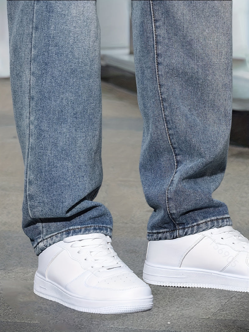 Men's Casual Stretch Denim Long Pants.