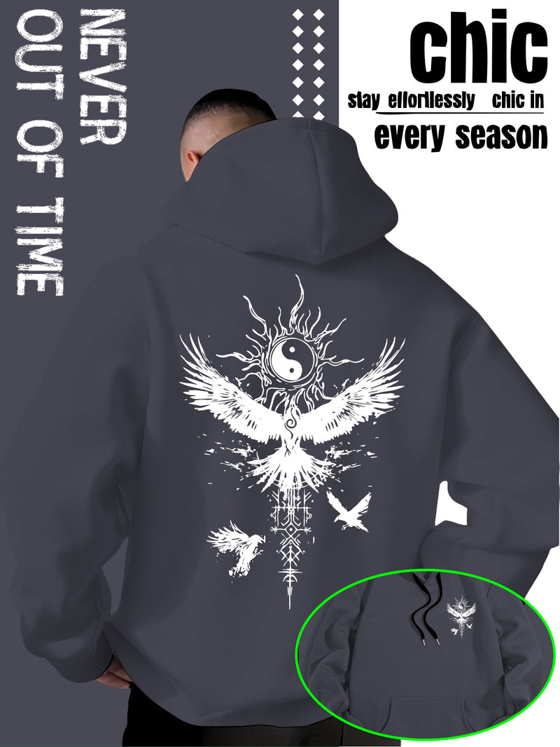 Men's Hooded Sweatshirt.