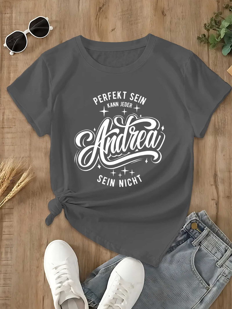 Women's German Name ANDREA T-Shirt.
