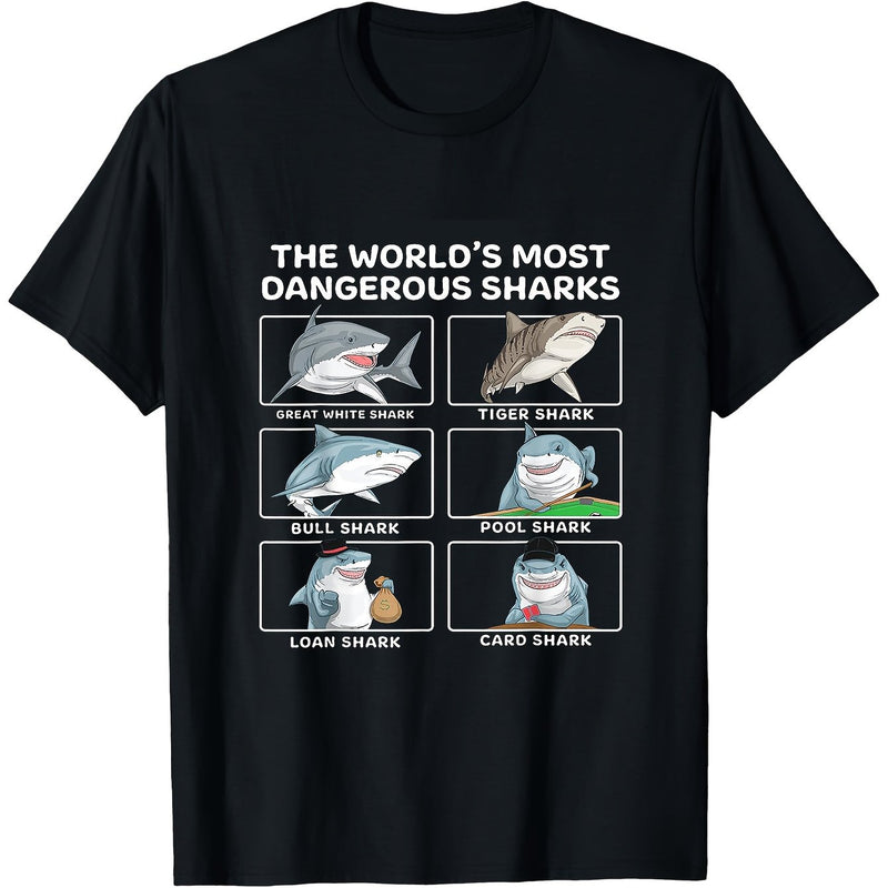Men's Cotton Breathable Shark Shirt.