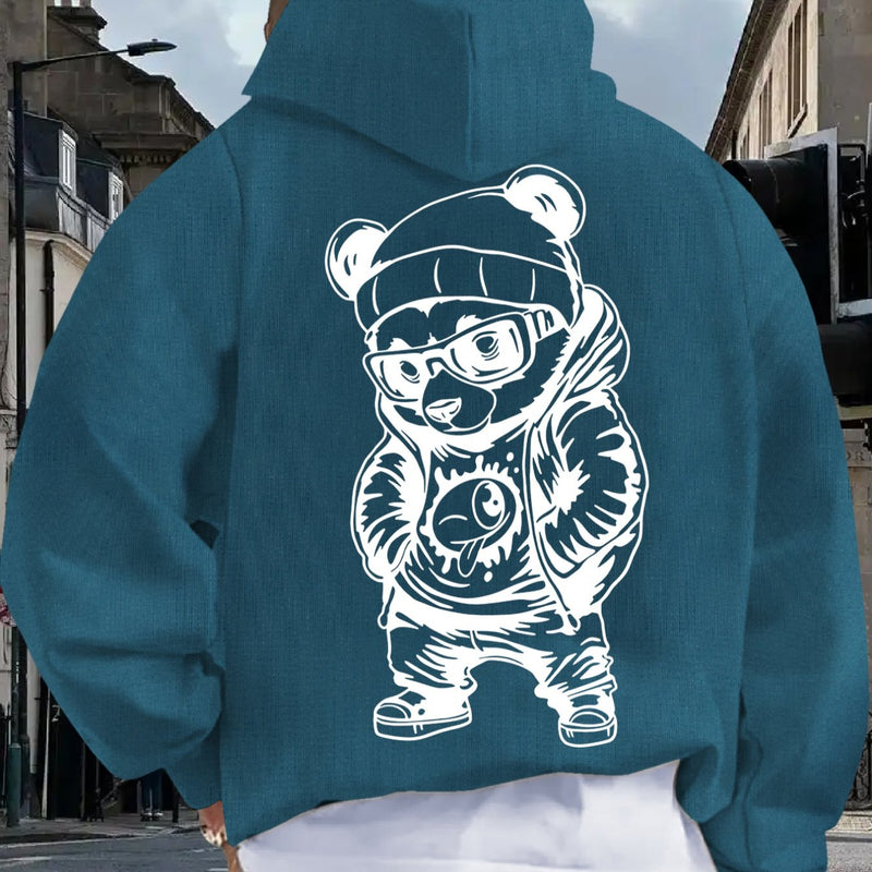 Men's Casual Hooded Sweatshirt.