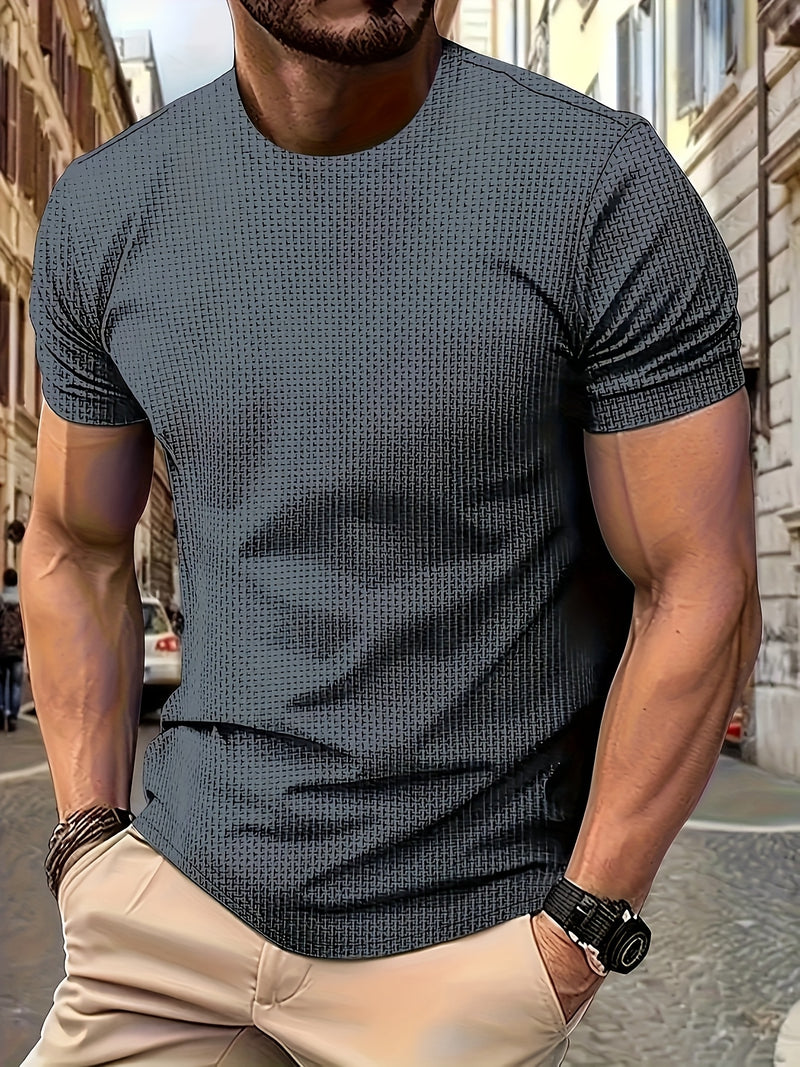 Men's T-Shirt, Cool And Breathable with a Round Neck And Short Sleeves.