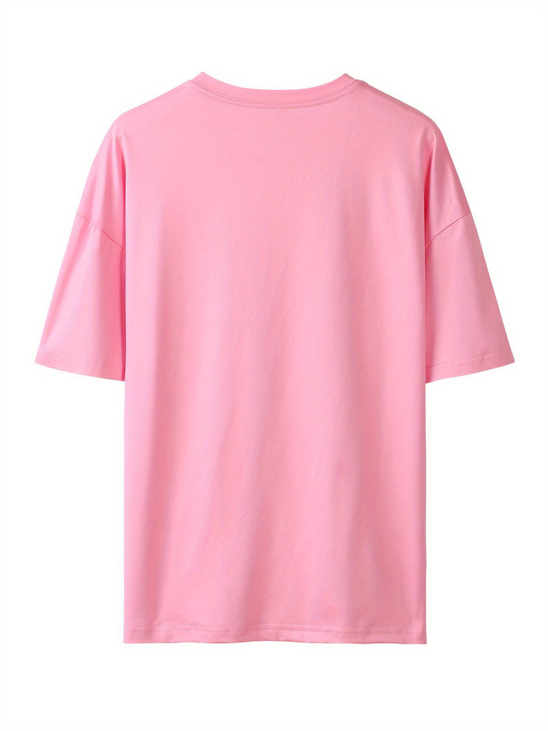 Two-piece set short-sleeved T-shirt and short leggings.