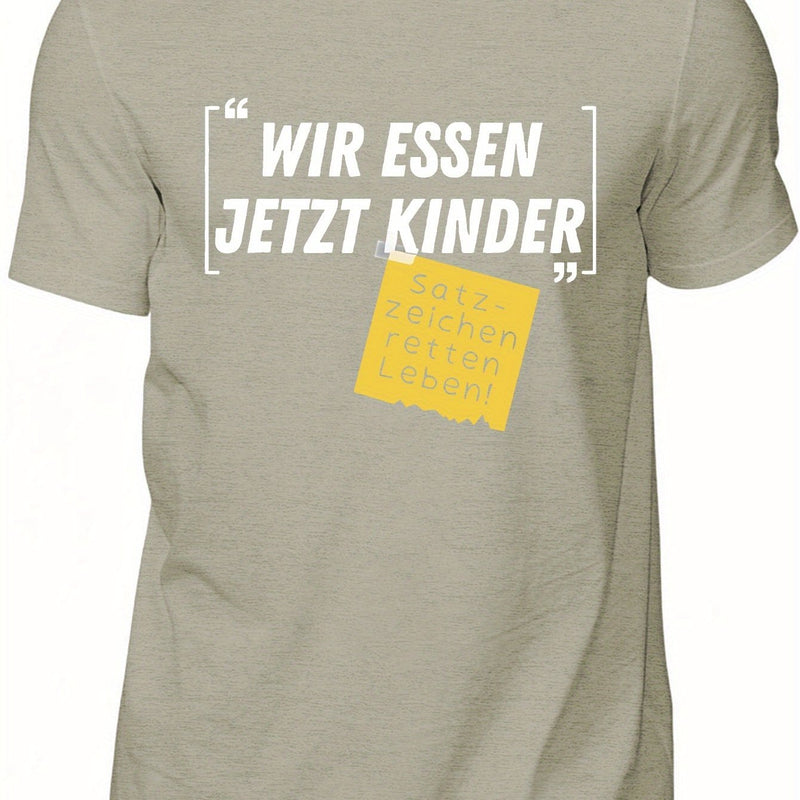 Men’s Fun German Humorous Slang Short Sleeve T-shirt.
