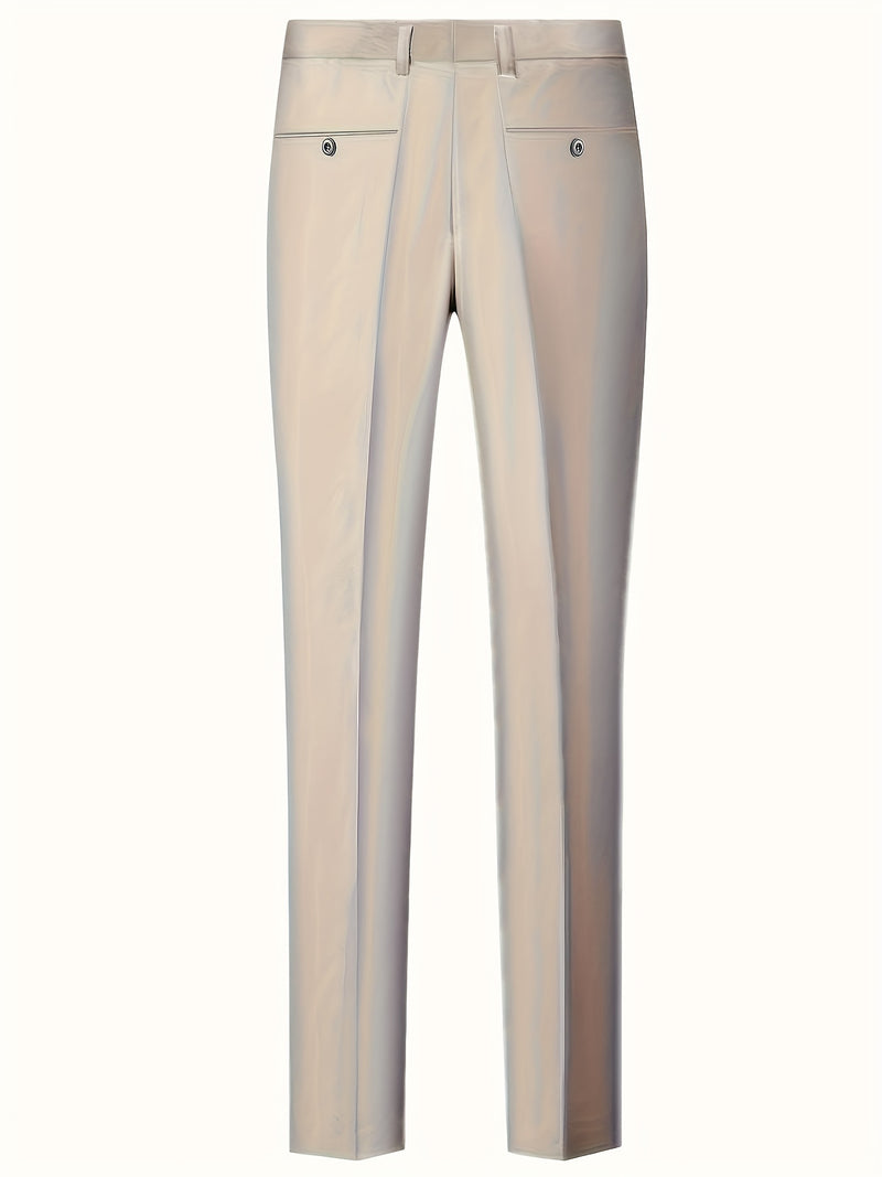 Men's Three-Piece Suit Set, Business Formal Wear.