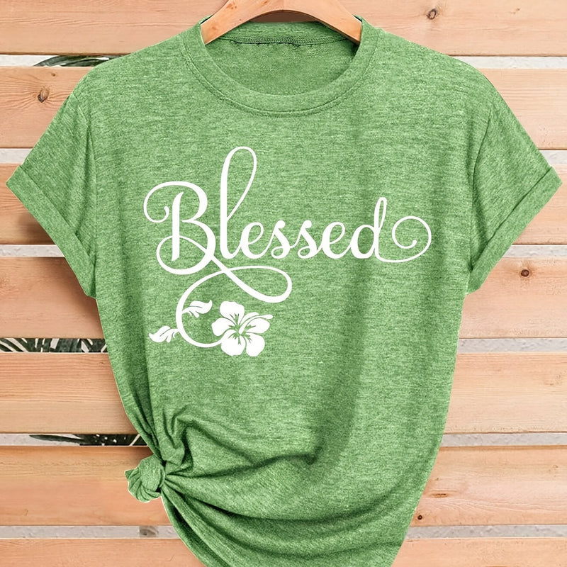 Women's Casual Short Sleeve T-Shirt.