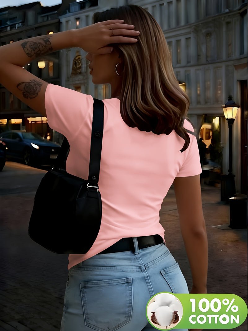 Women's Pure Comfortable T-shirt.