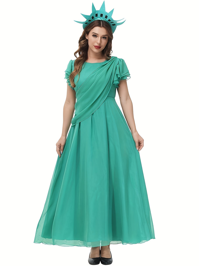 Women's Statue of Liberty Party Dress.