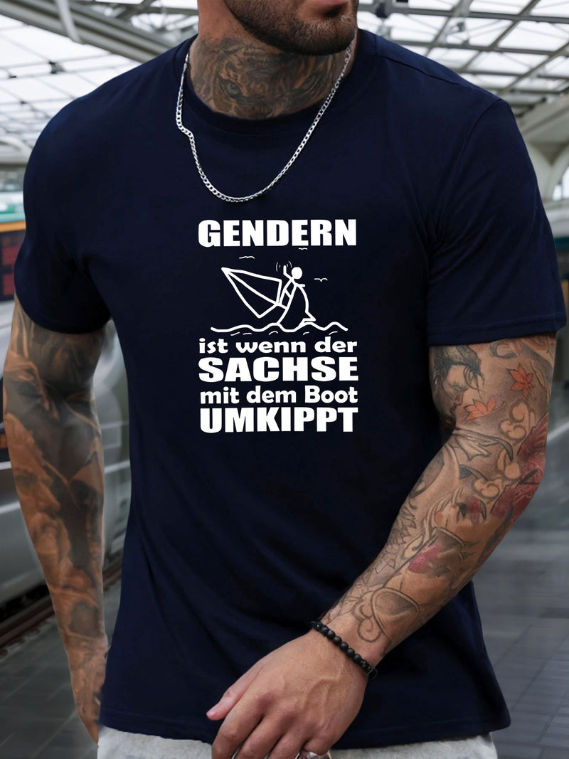 Men's Summer Casual Short-Sleeve T-Shirt.