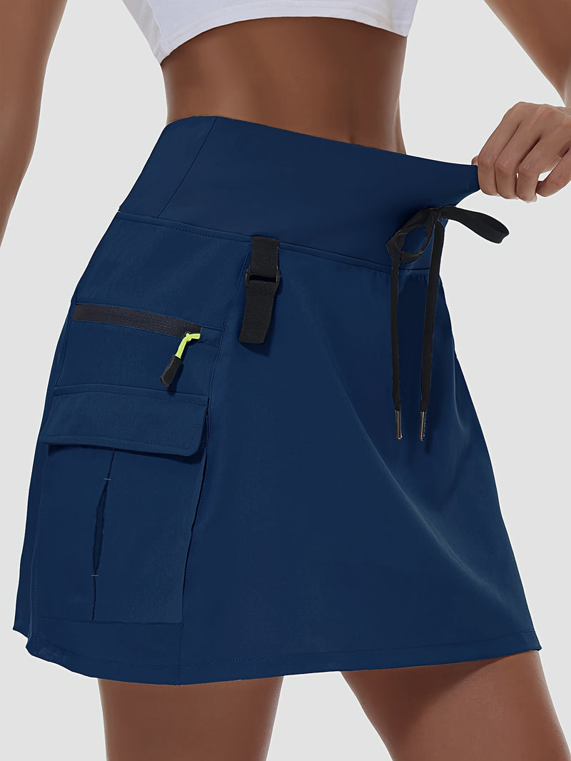 High-Waisted Cargo Shorts for Women Designed for Hiking.