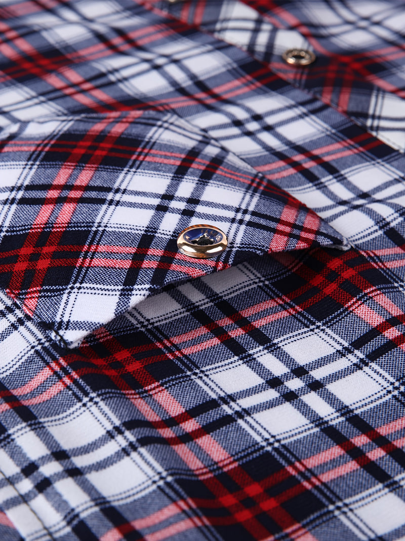 Set of 2 Long-Sleeve Men's Shirts for Autumn.