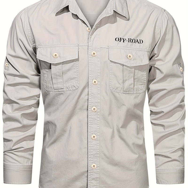 Men's Heavy-Duty Long Sleeve Shirt.