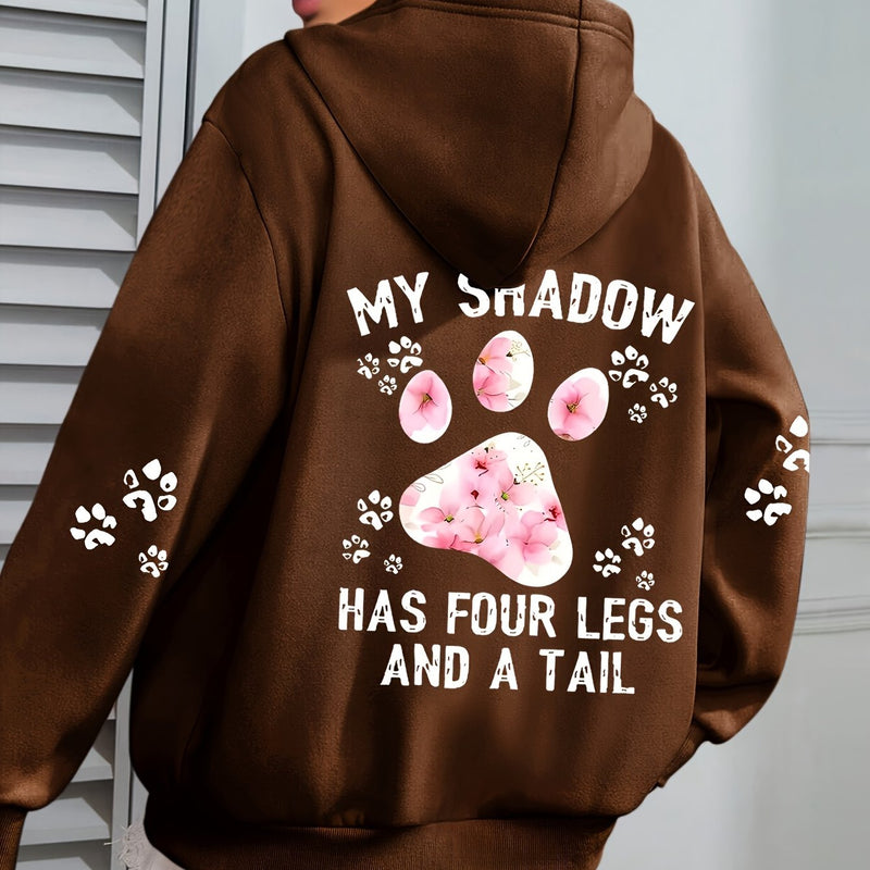 Plus Size - Plus-Size Hooded Pullover Sweatshirt