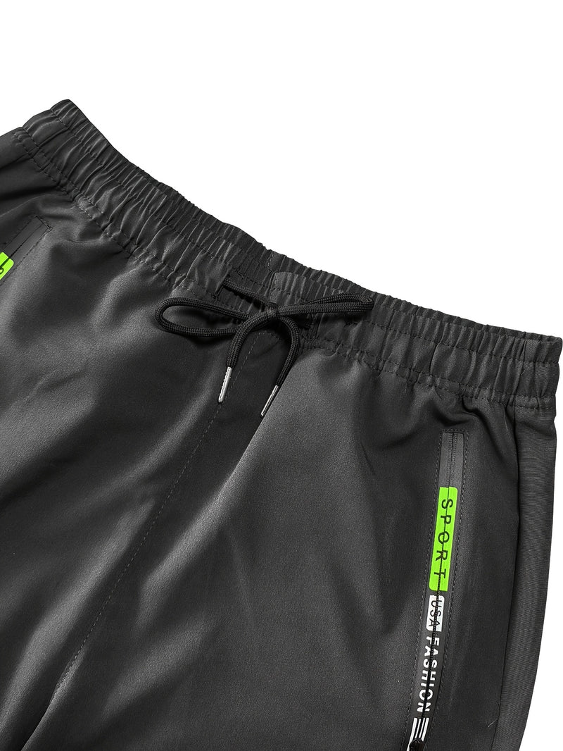 Men's Outdoor Casual Cargo Pants - Made from Polyester Fabric.