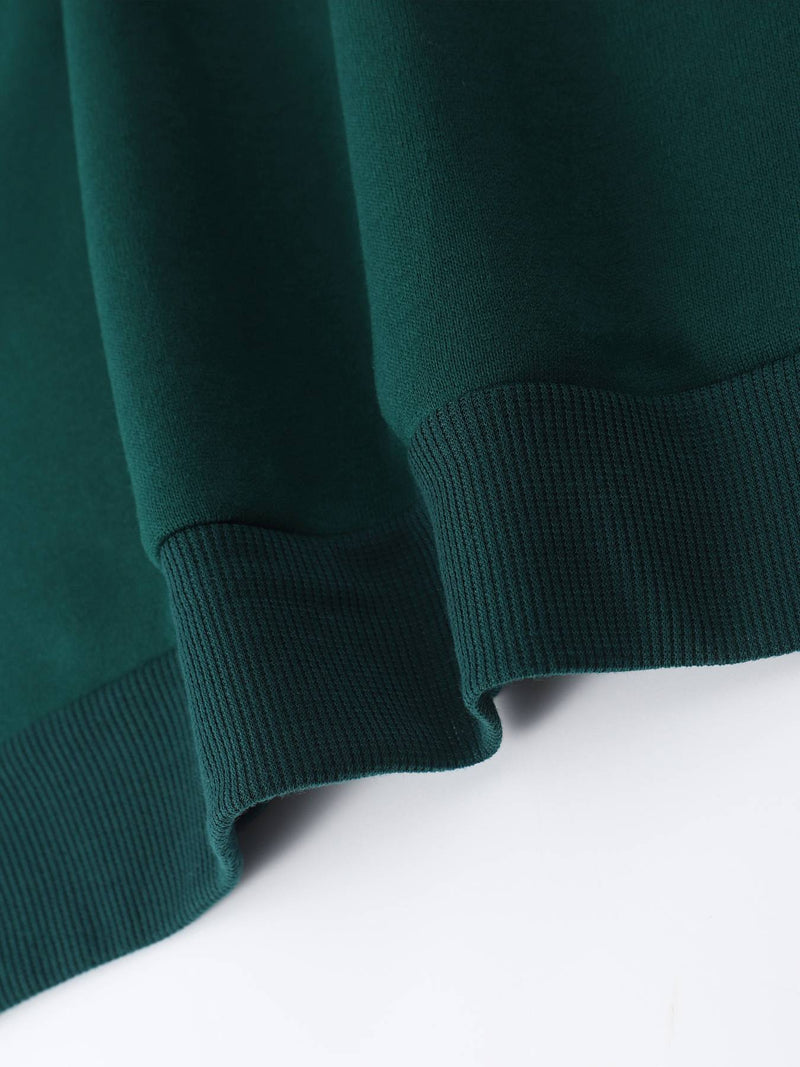 Men's Casual Versatile -Lined Hooded Sweatshirt with British Flag Print.