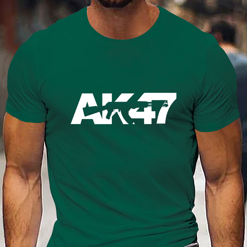 Men's Casual Short Sleeve T-Shirt.