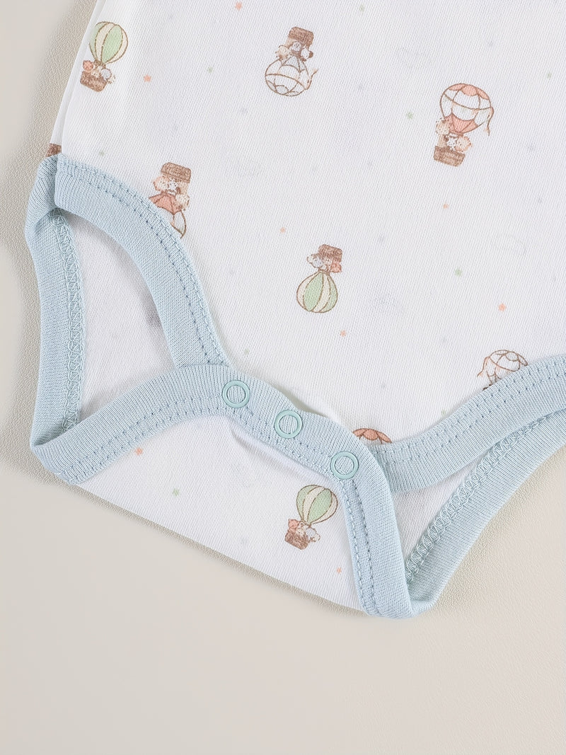 6pcs Summer Outfit Set for Newborn Boys.