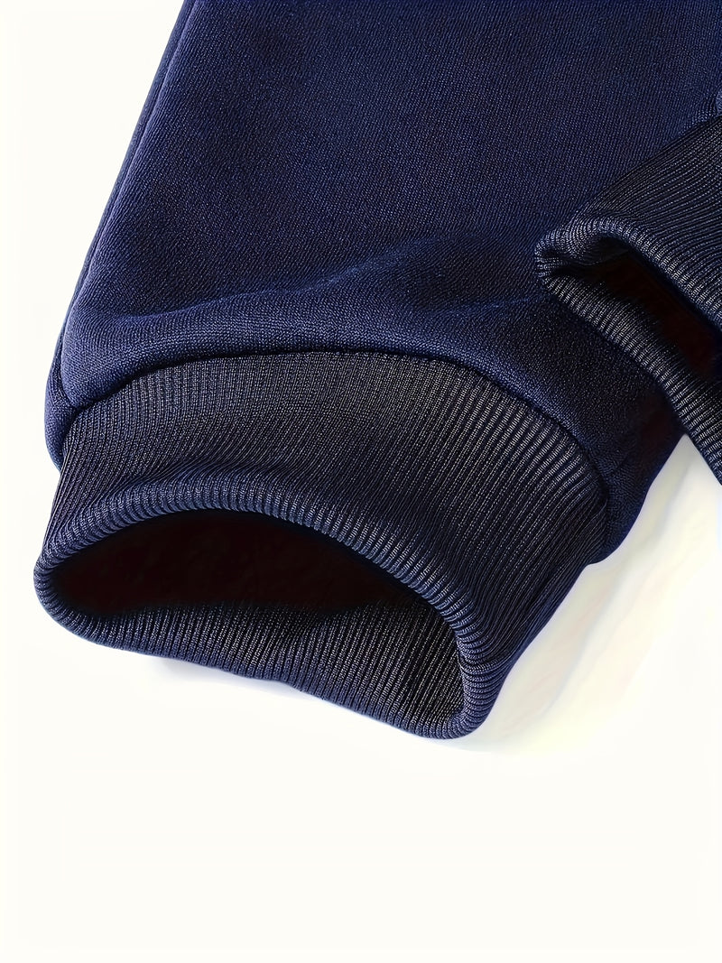 A Pair of Men's Casual Mid-Waist Sports Pants.