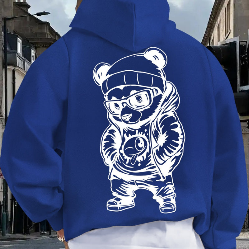 Men's Casual Hooded Sweatshirt.