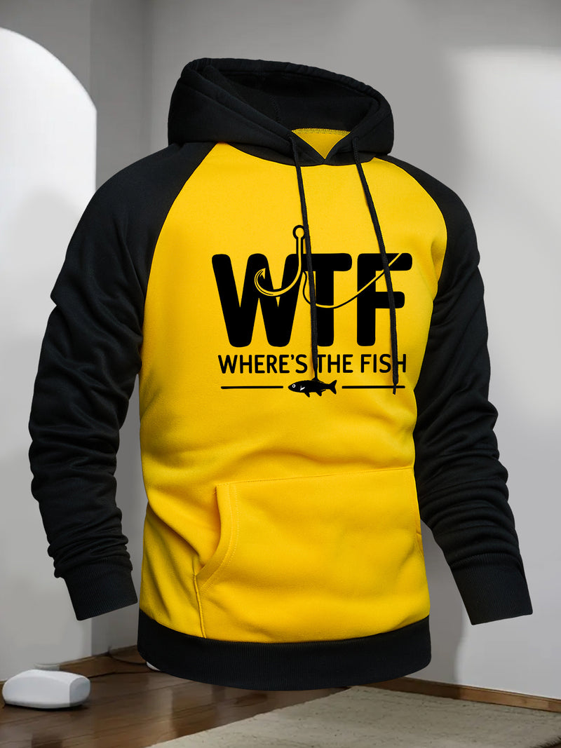 Men's Casual Hooded Sweatshirt.