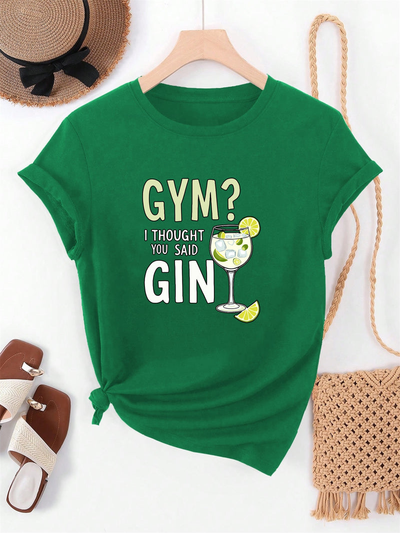 Women's Summer Casual Crew Neck Short Sleeve.