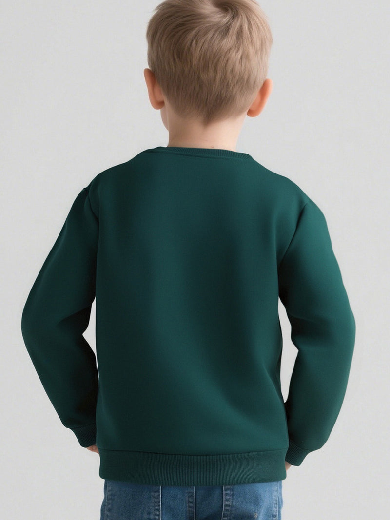 Boboiboy Galaxy Themed Boys' Warm Crewneck Sweatshirt.