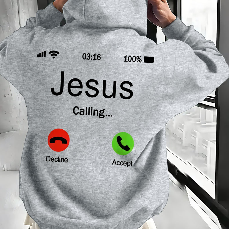 Men's Hooded Sweatshirt.