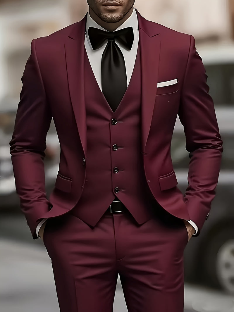 Men’s 2pcs Classic Suit Set.