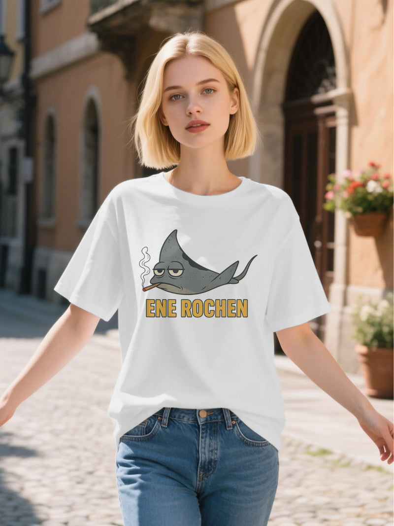 Women's Funny Ene Rochen Meme T-Shirt.