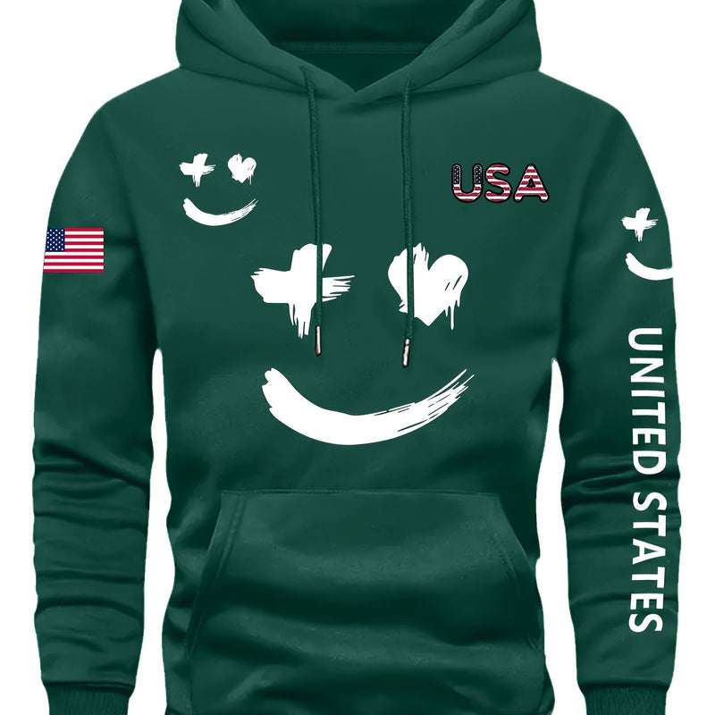 Men's Casual And Versatile Hooded Sweatshirt.