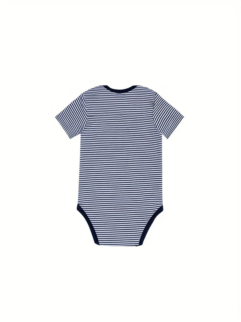 5pcs Cute Baby Girl 100% Cotton Short Sleeve Bodysuits.