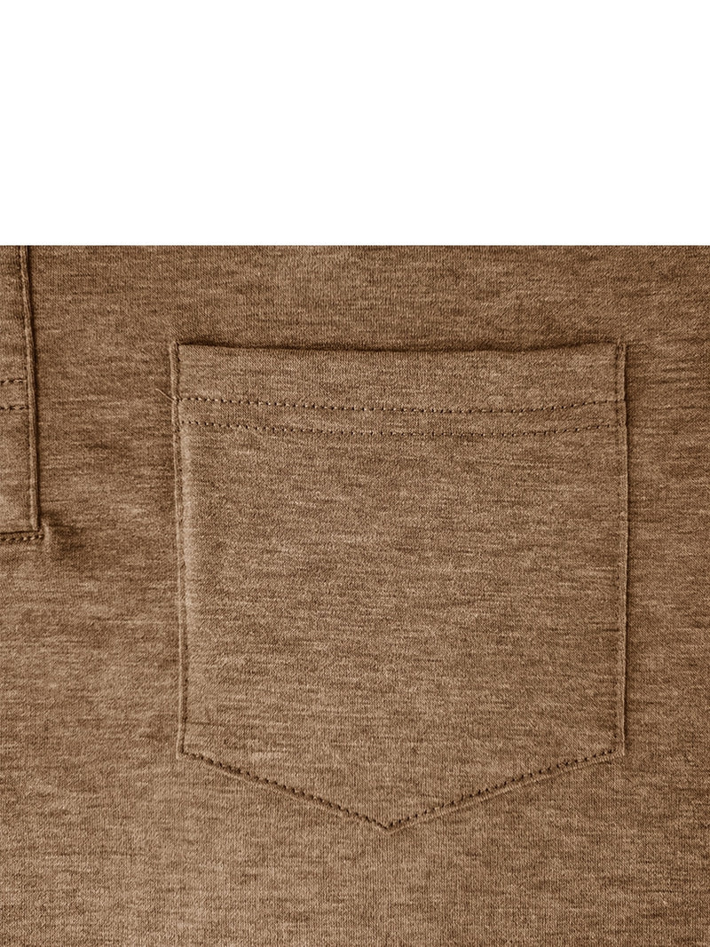 Men's Plaid Collar Pocket T-shirt.