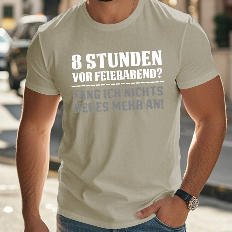 Men’s German Fun Proverbs Crinkle Plus Size T-Shirt.