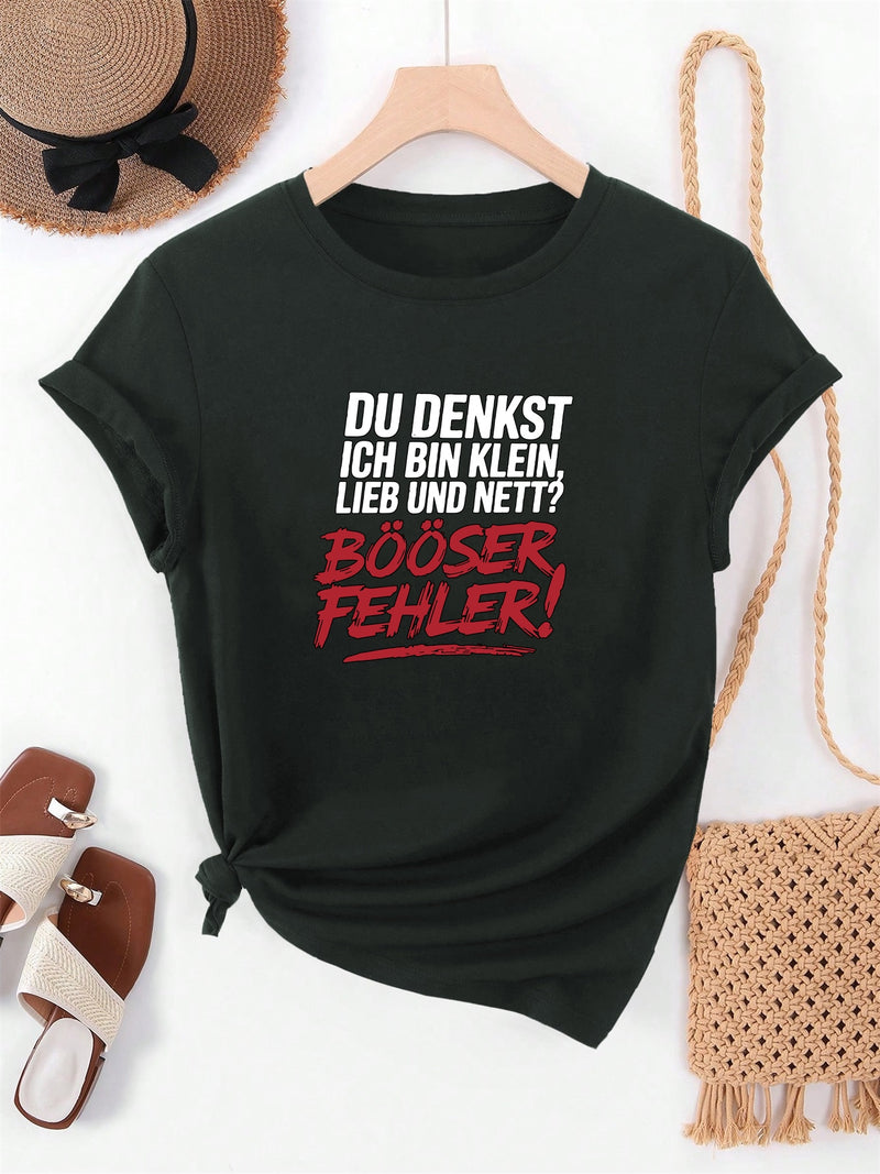 Women's Funny German Quote T-Shirt.