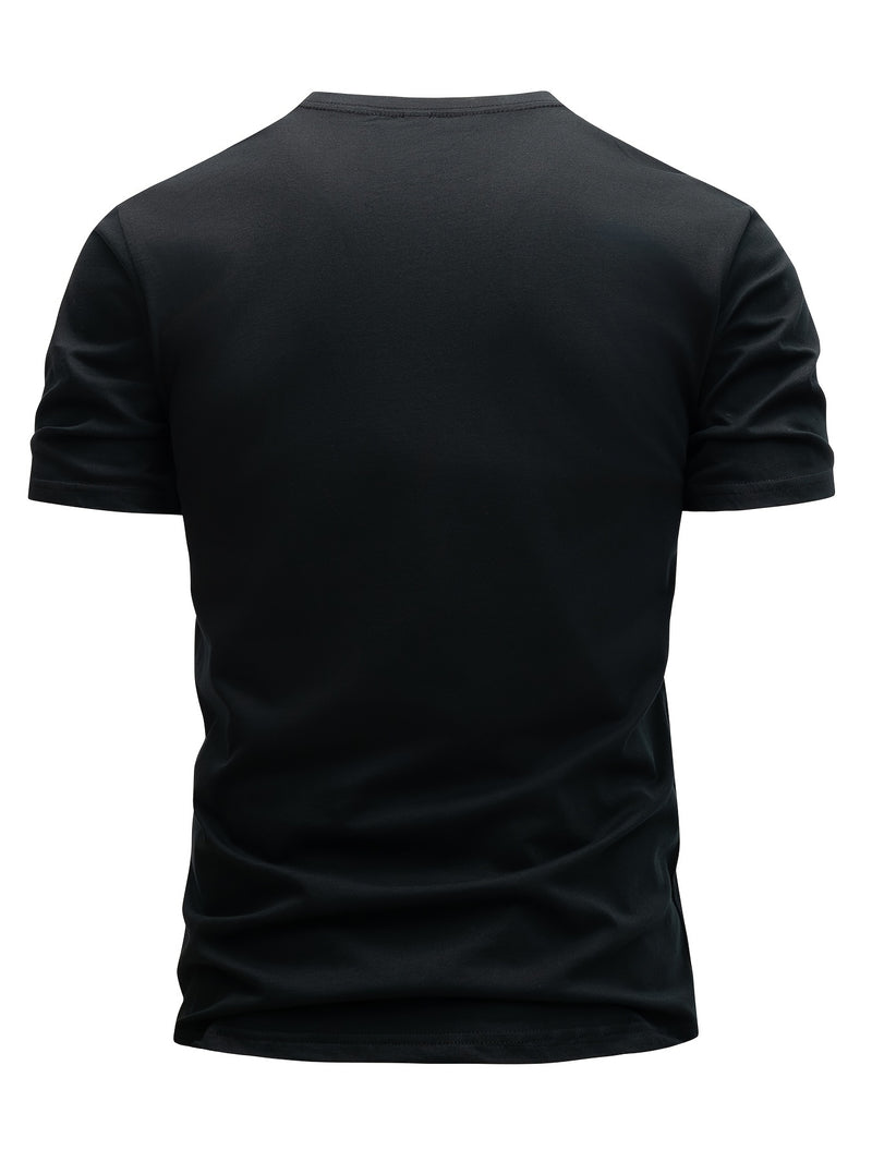 3pcs Men’s T-shirt Cotton New Fashionable Summer Essential Top.