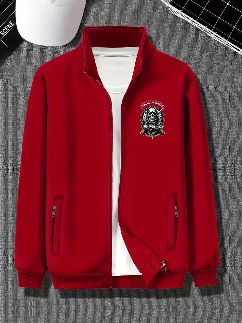 Spring and Autumn Men's Casual Jacket, Stylish Youth Coat.