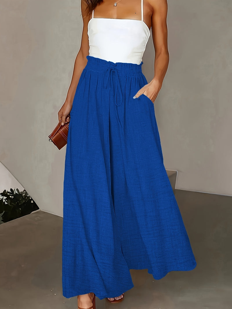 Spring And Autumn Women's Loose Long Pants.